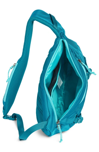Shop Patagonia Atom 8l Sling Backpack - Blue In Elwha Blue