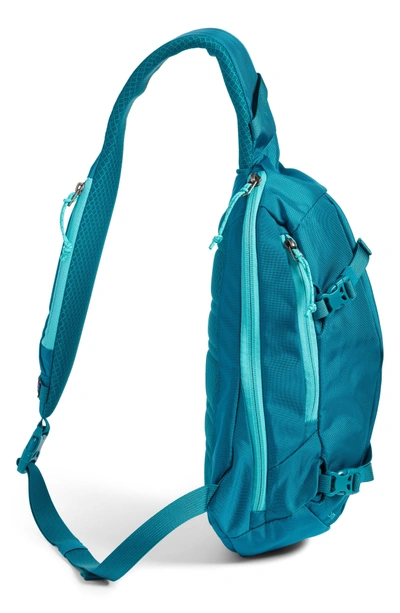 Shop Patagonia Atom 8l Sling Backpack - Blue In Elwha Blue