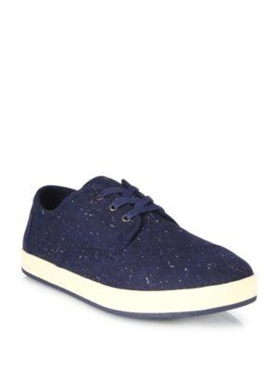 Shop Toms Paseo Low-top Canvas Sneakers In Navy