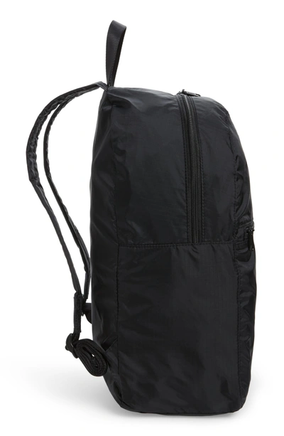 Shop Baggu Ripstop Nylon Backpack - Black In Black Gingham