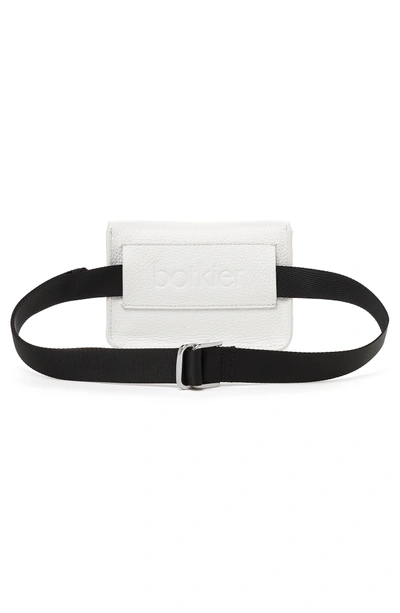 Shop Botkier Vivi Calfskin Leather Convertible Belt Bag - White In Chalk