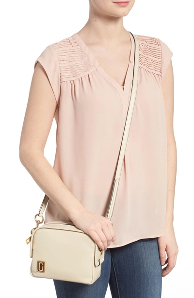 Marc Jacobs The Mini Squeeze Leather Crossbody Bag White In Cloud White ModeSens