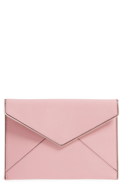 Shop Rebecca Minkoff Leo Envelope Clutch - Pink In Blossom