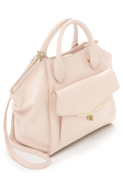 Shop Botkier Vivi Calfskin Leather Satchel - Pink In Blossom