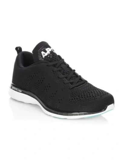 Shop Apl Athletic Propulsion Labs Techloom Pro Sneakers In Black Faded White