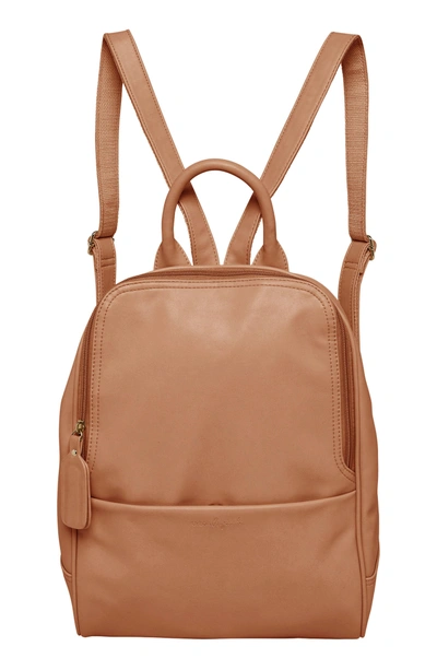 Shop Urban Originals Evolution Vegan Leather Backpack - Beige In Nude