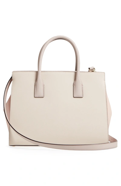 Shop Kate Spade Cameron Street - Candace Leather Satchel - Pink In Warm Vellum Multi