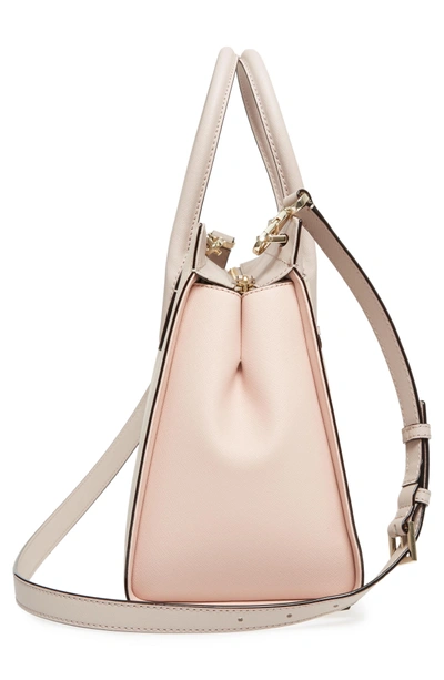 Shop Kate Spade Cameron Street - Candace Leather Satchel - Pink In Warm Vellum Multi