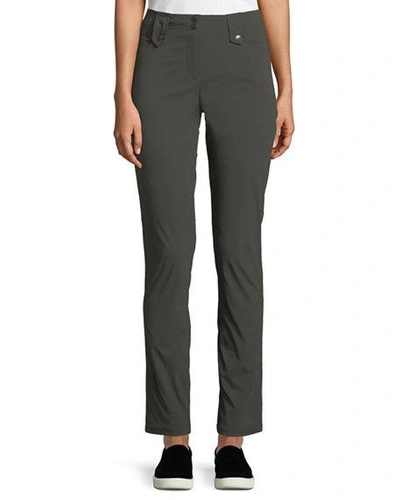 Shop Anatomie Skyler Five-pocket High-rise Pants In Gray