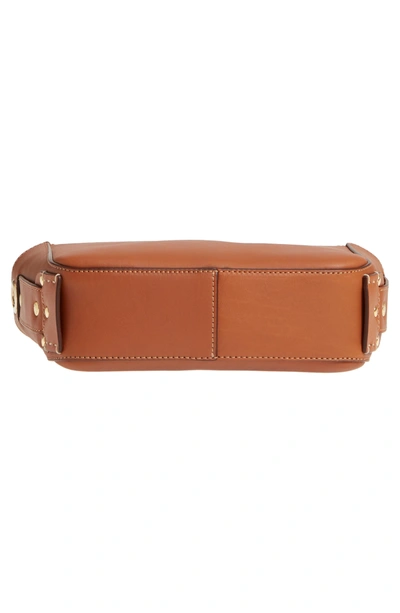 Shop Ghurka Tilley Leather Crossbody Bag - Brown In Chestnut