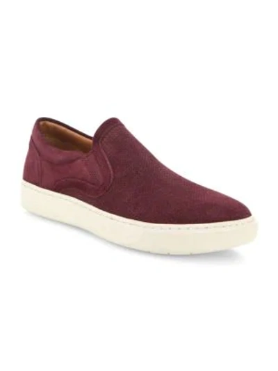 Shop Vince Ace Suede Sneakers In Chianti