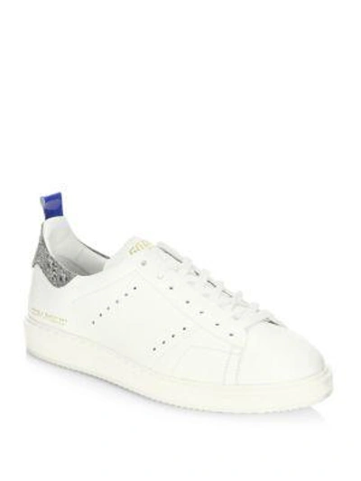 Shop Golden Goose Starter Low Top Sneakers In White