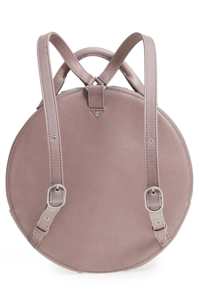 Shop Matt & Nat Kiara Faux Leather Circle Backpack - Pink In Orchid