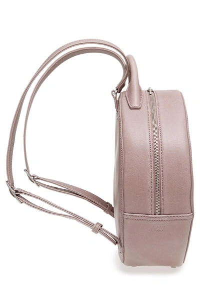 Shop Matt & Nat Kiara Faux Leather Circle Backpack - Pink In Orchid