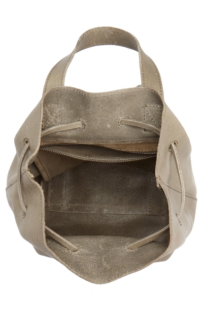 Shop Madewell Mini Somerset Leather Backpack - Green In Forgotten Landscape