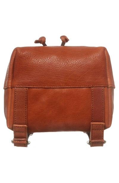 Shop Madewell Mini Somerset Leather Backpack - Brown In English Saddle