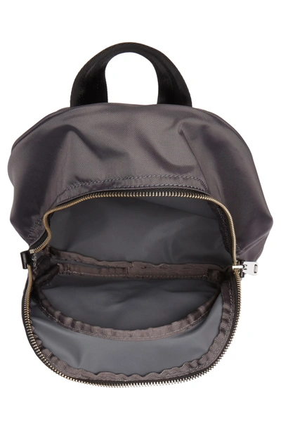 Shop Marc Jacobs Mini Double Pack Nylon Backpack - Grey In Shadow