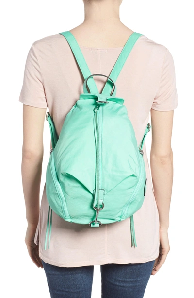 Shop Rebecca Minkoff Julian Nylon Backpack - Green In Mint