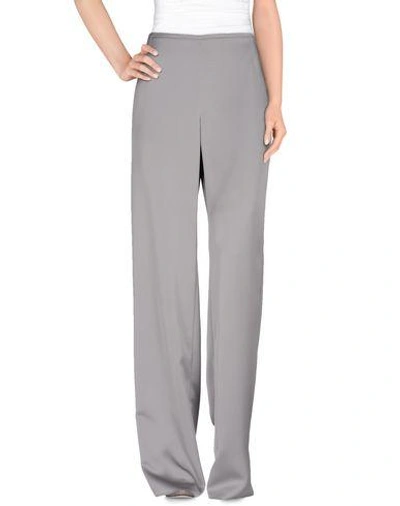 Shop Armani Collezioni Pants In Grey