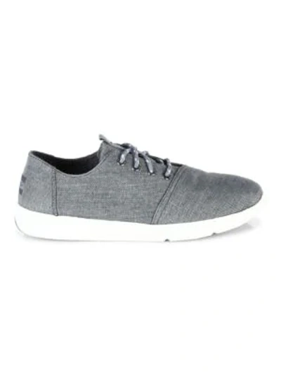 Shop Toms Del Rey Canvas Sneakers In Steel Grey