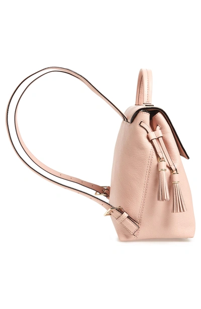 Shop Kate Spade Kingston Drive - Simona Leather Backpack - Pink In Warm Vellum