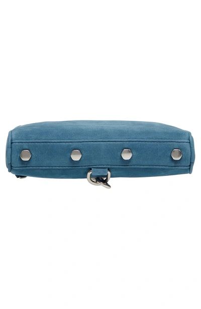 Shop Rebecca Minkoff Mini Mac Convertible Crossbody Bag - Blue In Octavio