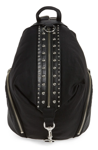 Shop Rebecca Minkoff Julian Studded Nylon Backpack - Black