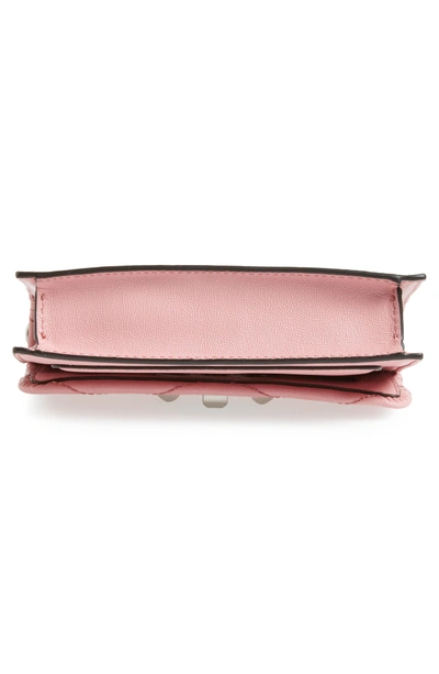Shop Rebecca Minkoff Small Je T'aime Leather Crossbody Bag - Pink In Blossom