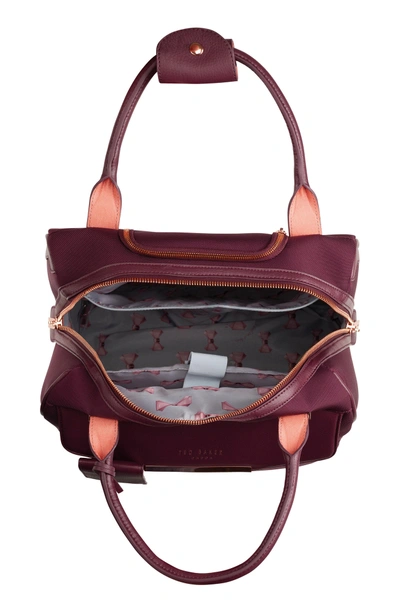 Shop Ted Baker Business 16-inch Trolley Case - Burgundy