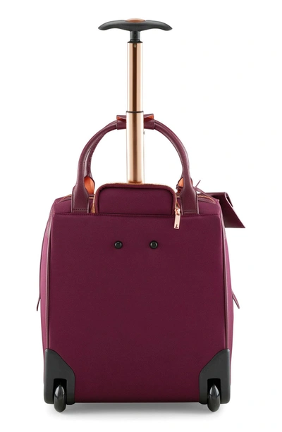 Shop Ted Baker Business 16-inch Trolley Case - Burgundy