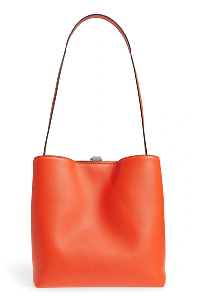 Shop Proenza Schouler Frame Leather Shoulder Bag - Orange