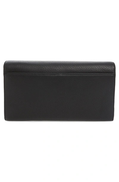 Shop Mackage Flex Leather Envelope Clutch In Black