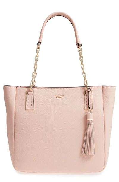 Shop Kate Spade Kingston Drive - Vivian Leather Tote - Pink In Warm Vellum