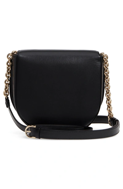 Shop Ferragamo Leather Crossbody Bag - Black In Nero