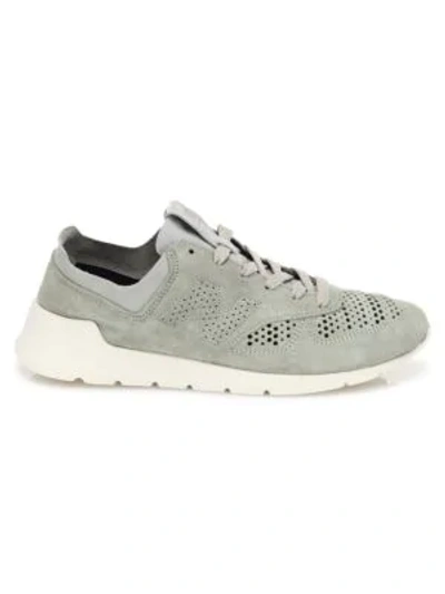 Shop New Balance 1978 Made In Us Suede Sneakers In Grey