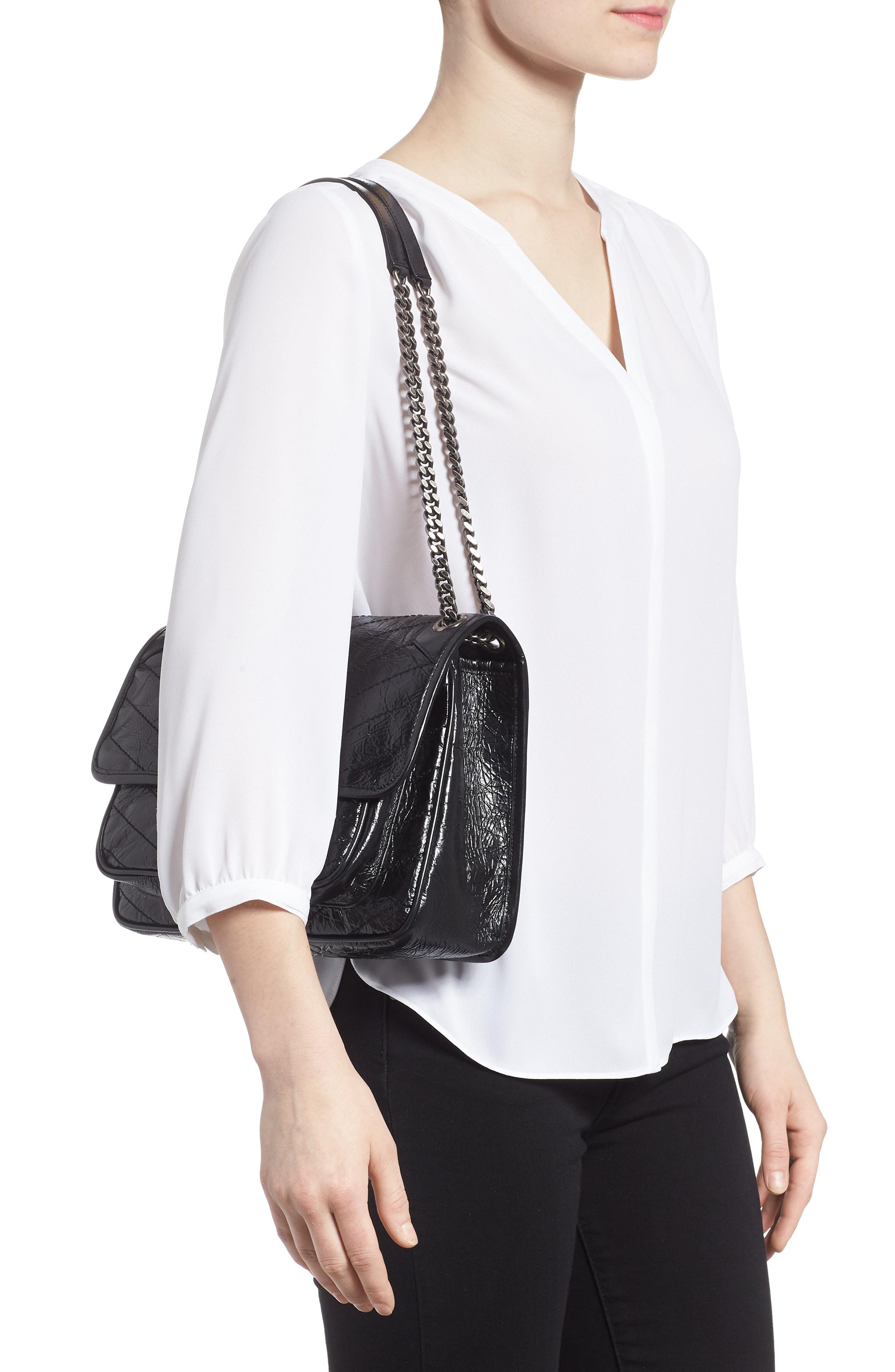 ysl niki medium black