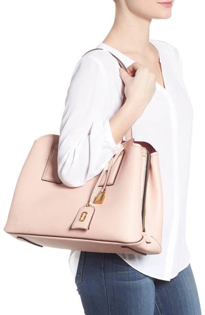 Shop Marc Jacobs The Editor Leather Tote - Pink In Rose