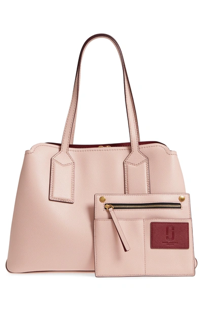 Shop Marc Jacobs The Editor Leather Tote - Pink In Rose