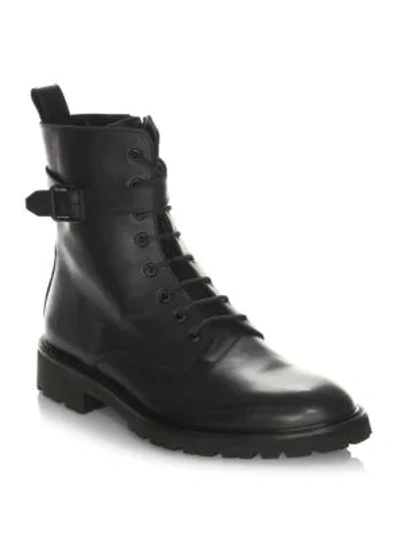 Shop Belstaff Paddington Leather Ankle Boots In Black