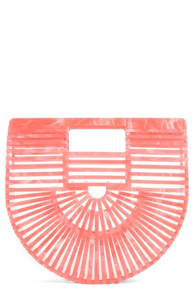 Shop Cult Gaia Mini Ark Handbag - Coral In Watermelon