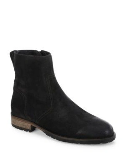 Shop Belstaff Attwell   Leather Boots In Dark Grey