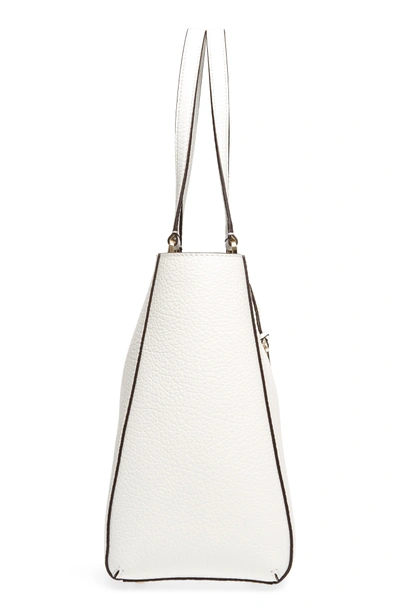 Shop Kate Spade Carter Street - Tyler Leather Tote - White In Bright White