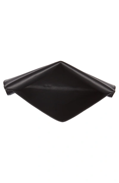 Shop Alexander Mcqueen Studded Calfskin Leather Envelope Clutch - Black