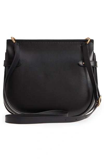 Shop Mulberry Amberley Colorblock Leather Shoulder Bag In Black