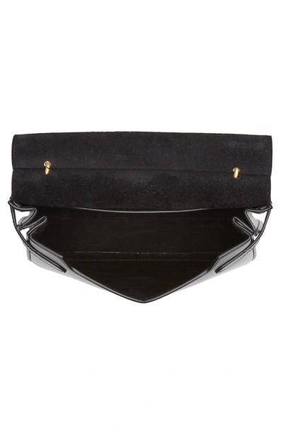 Shop Mulberry Amberley Colorblock Leather Shoulder Bag In Black