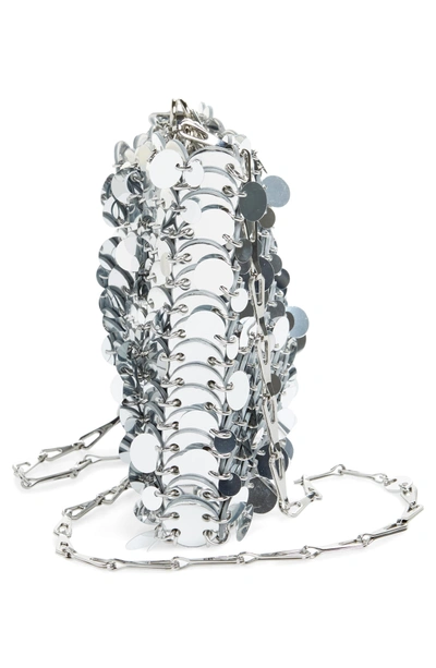 Shop Paco Rabanne Iconic Shoulder Bag - Metallic In Silver