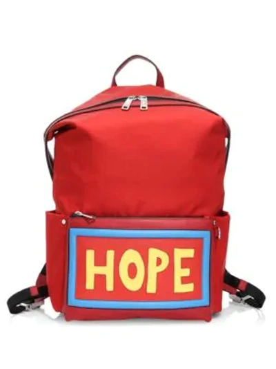 Shop Fendi Hope Backpack In Red