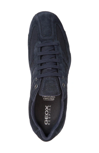 Shop Geox Snake 125 Low Top Sneaker In Navy