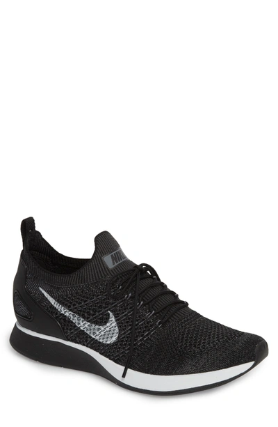 Shop Nike Air Zoom Mariah Flyknit Racer Sneaker In Black/ Platinum/ Anthracite