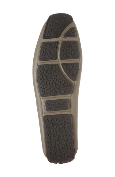 Shop Bally 'pearce' Driving Shoe In Snuff Grey